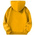 thumbnail image 6 of Piuwrlz Girl Winter Printed Hoodies Kids Hood Sweatshirts Long Sleeved Hoodie Pullover Yellow Size 7 Years, 6 of 6