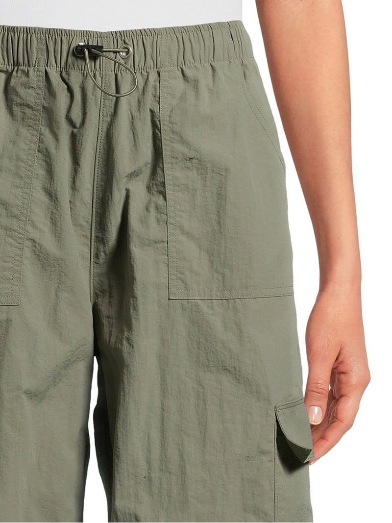 【BAON】[unisex] Esor Parachute Banding Bermuda Pants Women's Parachute Pants on Sale - Fashionable & Affordable