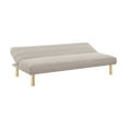 thumbnail image 2 of Serta Chester Mid Century Modern Convertible Sofa, Khaki Fabric, 2 of 7