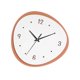 thumbnail image 1 of Reloj de pared silencioso con números fáciles de usar, resistente al desgaste, decorativo, moderno y práctico para el hogar. Naranja, 1 of 9