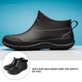 thumbnail image 2 of 1 par de zapatos de lluvia Zapatos de chef de tacón bajo antideslizantes Zapatos impermeables Zapatos de lluvia, 2 of 4