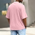 thumbnail image 4 of Dresfit T Shirts for Man Breathable Short Sleeve Henley Shirts 2026 Summer V Neck Basic Shirt Plain Oversized Big and Tall Sweatshirts M, 4 of 4