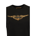thumbnail image 5 of Harley Davidson Logo Ailes HD Noir Orange pour Femmes P/S (S40), 5 of 5
