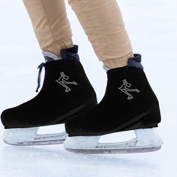 Protège-lames Pour Patins à Glace – Élastique, Antidérapant, Anti-rouille, Noir (1 Paire)