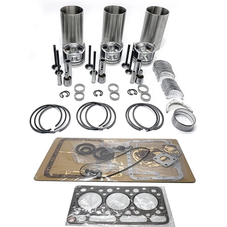 Seapple New 3D84-2 S3D84-2BA Engine Overhaul Rebuild Kit Compatible with Komatsu PC20-7 PC25-1 PC28UU