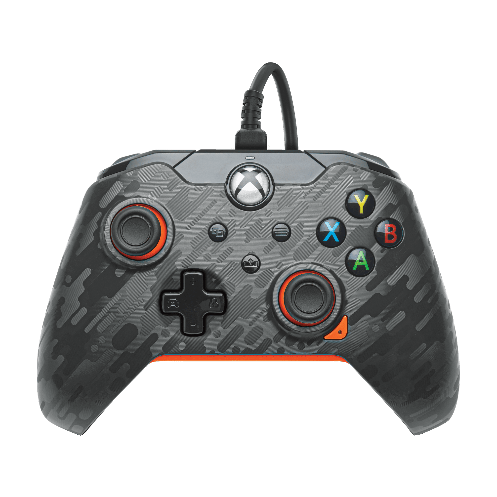PDP Neon Wired Controller for Xbox Windows 10/11, Camo Orange