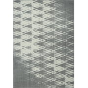 Ladole Rugs Stylish Modern Abstract Burnaby Contemparory Elegent Soft Shag Shaggy Grey Area Rug Carpet 8x11 (7'10" x 10'5", 240cm x 320cm)