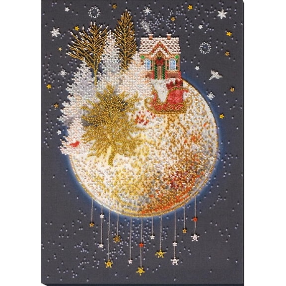 Bead Embroidery Kit - Christmas tale