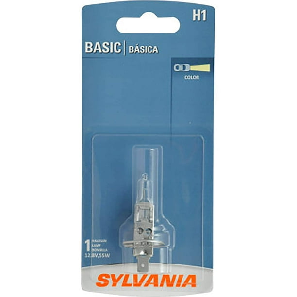 SYLVANIA H1 Ampoule de Phare Halogène de Base, (Contient 1 Ampoule)