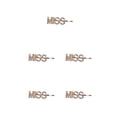 thumbnail image 2 of Minnieouse Alfileres de aleación con letras encantadoras, Clip portátil para sombreros, herramientas de estilismo de diamantes de imitación Type2 NO2, 2 of 6