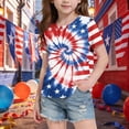thumbnail image 4 of Odeerbi Chicos Niñas 4 de Julio Camiseta Manga Corta Día de La Independencia Camiseta Gráfica, 4 of 6