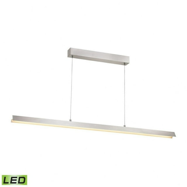 Tent - 47 30W 30 LED Pendant Aluminum Finish With Clear Glass-Pendants -