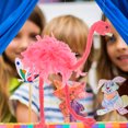 thumbnail image 2 of MOVTOTOP Pink Flamingo Marionette Puppet with Pull String for Performance Supplies and Plaything, 2 of 8