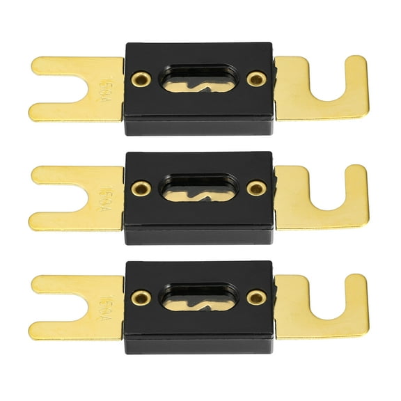 Unique Bargains 3pcs Fuse Replacement 150A ANL Fuses for Car Truck Motorcycle Boat Audio
