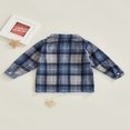 thumbnail image 3 of Chemises à Carreaux pour Garçons Printemps Automne Col Rabattu Manches Longues Boutonnées Blouses Décontractées, 3 of 6
