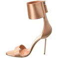 thumbnail image 2 of Paris Texas Vanessa Satin Sandal, 36.5, Pink, 2 of 5