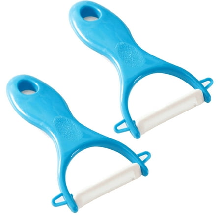 

XHAO 2Pcs Vegetable Fruit Ceramic Potato Peeler Parer Cooking Tool Kitchen Gadget
