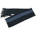 thumbnail image 5 of Alpine Swiss Mens Plaid Scarf Soft Winter Scarves Unisex, Navy Stripe, One Size, 5 of 5