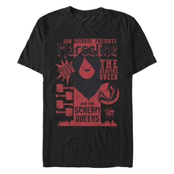 Men's Adventure Time Marceline the Vampire Queen Tour Graphic T-Shirt
