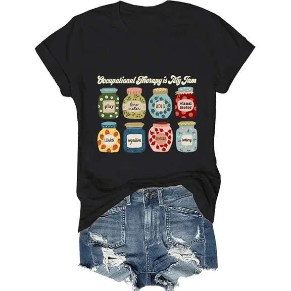 Occupational Therapy is My Jam Shirt Occupational Therapist T-Shirt