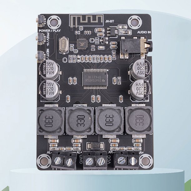 Placa amplificadora de potencia TPA3118 2x45W 12V 24V Audio estéreo compatible con Bluetooth