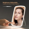 thumbnail image 4 of Makeup Mirror Touch Screen Vanity Mirror with LED Brightness, 4 of 5