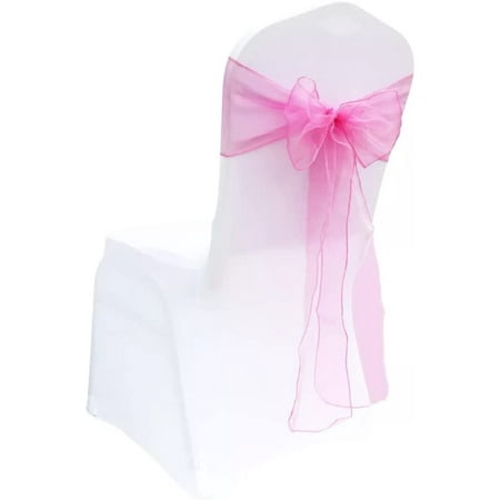 

Egebert 25pcs Chair Decoration Chair Sash Knot Chair Bow Cover Wedding Party Banquet Various Festive Decorations (Color : A Size : 18 * 275cm)