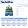 thumbnail image 4 of Cauagu Island And Coral Reef Print Swim Trunks for Men,Youth Boys Swim Shorts Compression Liner Beach Shorts Boys' Swimming Shorts 7-20 Years Bathing Suit-Medium, 4 of 7