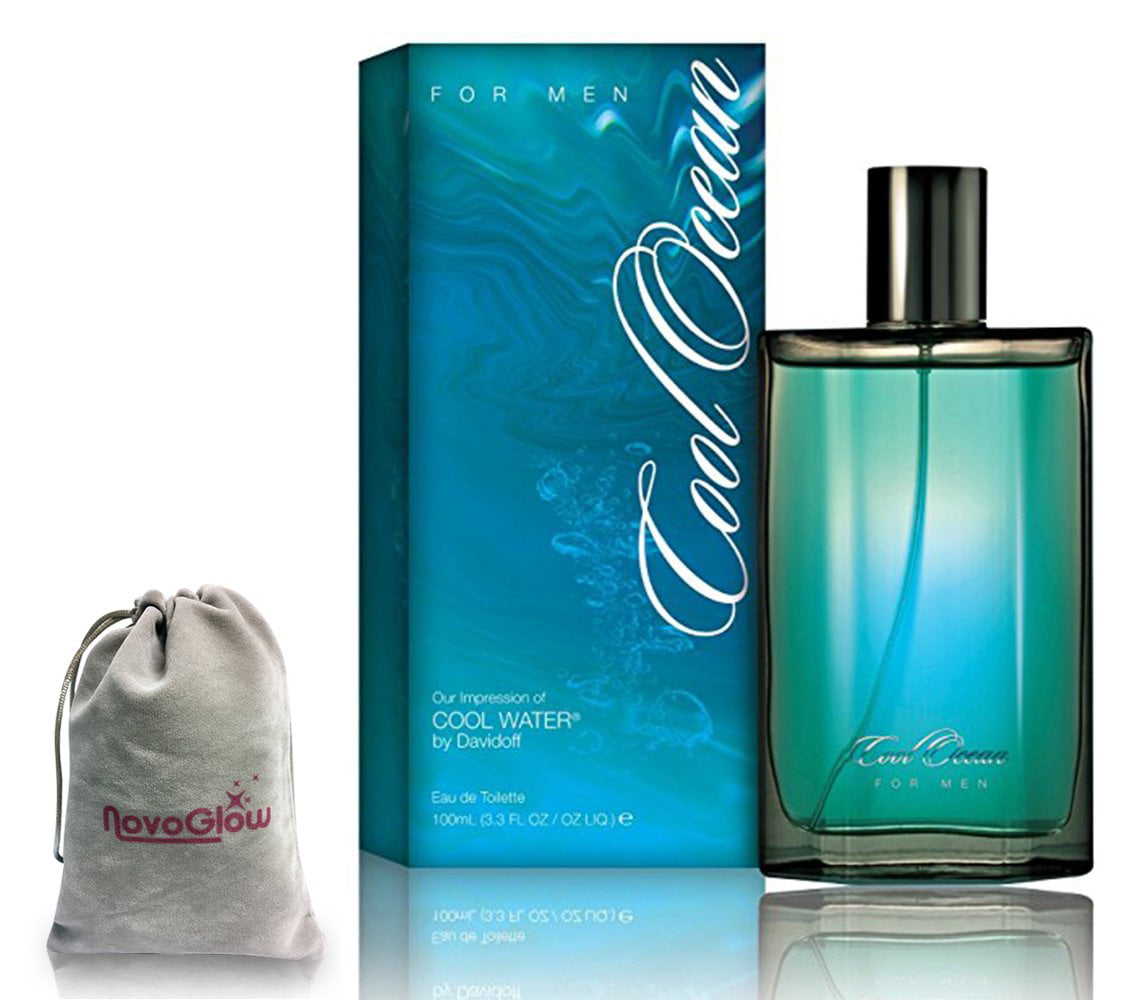 Cool Ocean Perfume for Men, Eau De Toilette, 3.4oz, by