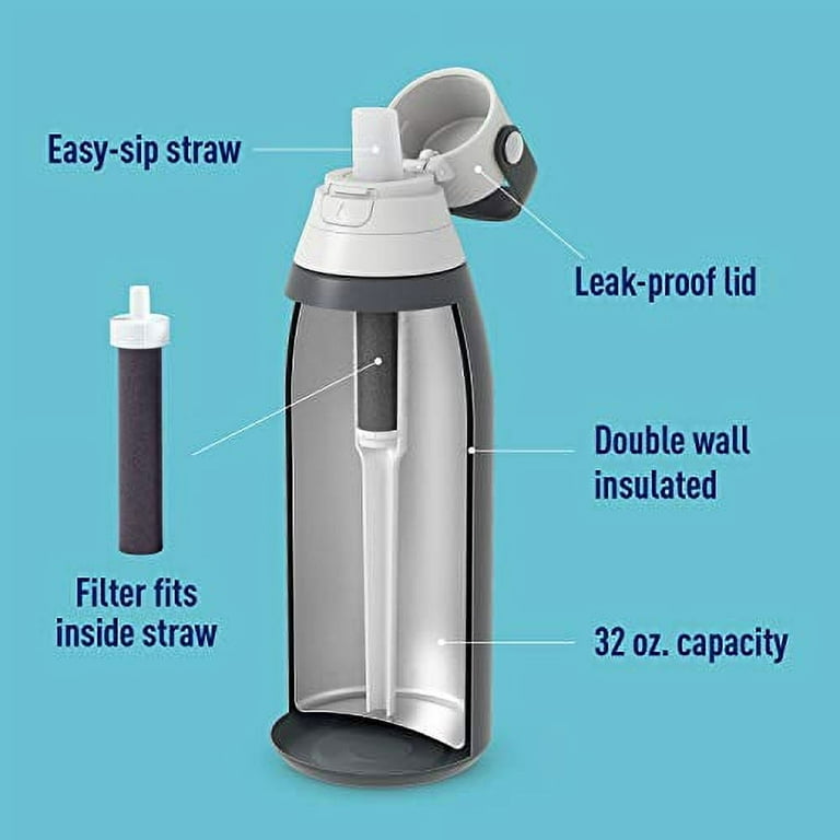  Brita Insulated Filtered Water Bottle with Straw