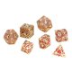 thumbnail image 3 of Tabletop Dice Set, Exquisite Board Game Polyhedral Dice 7pcs Portable Metal  For Party ANGGREK Rojo, 3 of 8