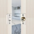thumbnail image 5 of Uxcell 2Pack Closet Door Ball Catch Hardware Adjustable with Strike Plate Catch, Silver, 5 of 5