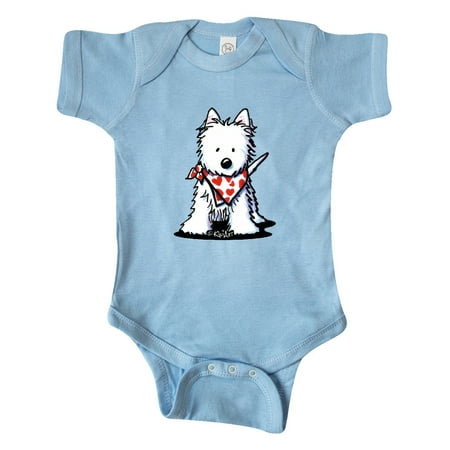 

Inktastic Westie In Bandana Gift Baby Boy or Baby Girl Bodysuit