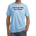 thumbnail image 1 of CafePress - Will Code SQL For Food Fitted T Shirt - Fitted T-Shirt, Vintage Fit Soft Cotton Tee, 1 of 1