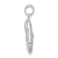 thumbnail image 2 of Finest Gold Sterling Silver Polished Textured 3D Oyster Shell Pendant, 2 of 3