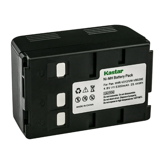 Kastar HHR-V212 / VW-VBS20E Battery 1-Pack Compatible with Panasonic NV-S85A NV-S88 NV-S880 NV-S90 NV-S900 NV-S90A NV-S950 NV-S950PN NV-S99 NV-S990 NV-S99A NV-SX3 NV-SX30 NV-SX50 NV-SX50EN Camera