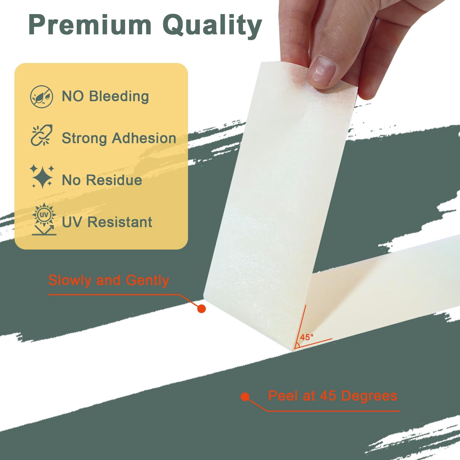 10 Pack Masking Tape 2 Inch Wide Bulk  2026 Upgrade White Painters Anti-uv General Purpose 1.88 * 55 Yards Total 550
