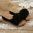 thumbnail image 5 of Mepaouo Orthopedic Wedge Sandals for Women 2025 Summer Dressy Flowers Open Toe Platform Walking Slides, 5 of 8