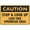Warning Sign 4, variant on Caution Stop Entering Biosecure Facility Aluminum Sign 12 x 8 Inches - UV Ink Printed, Durable for House, Business, Indoor Outdoor Lab, Farm Use