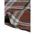 thumbnail image 6 of INSPIRE CHIC Women's Plaid Skirts Belted High Waist A-Line Mid-Length Skirts XL Brown White, 6 of 8