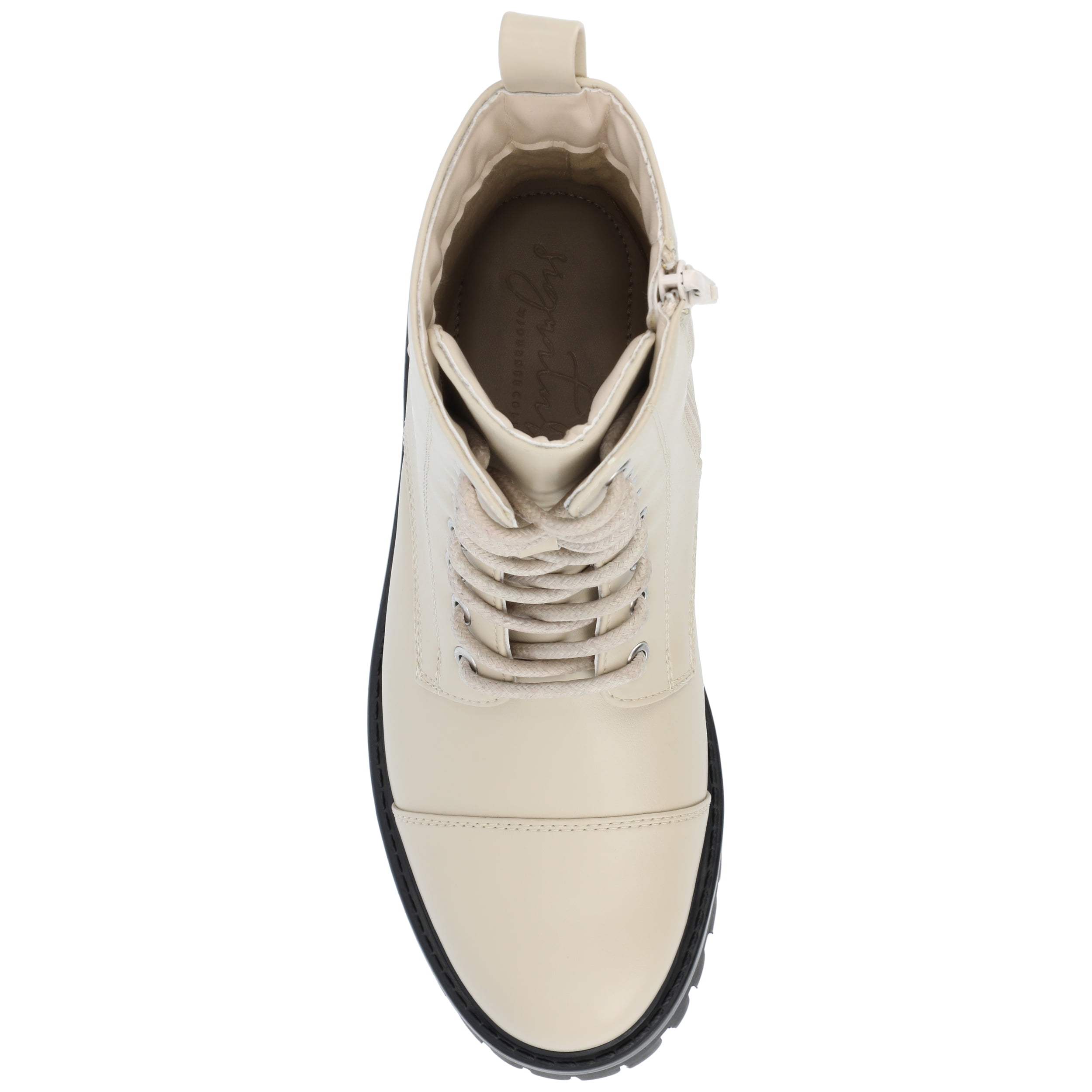 Journee Womens Aaley Combat Inside Zip Booties, Widths Available