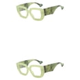 thumbnail image 1 of Gafas de lectura Sonducket Marco grande Lente anti-azul 2piezas Gran tamaño transparente, 1 of 6