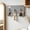 Gray, variant on Rustic Wooden Wall Mounted Coat Rack, Cute House Pattern Sturdy 3 Hooks No Drill Smooth Hook Edges, Entryway Organizer Holders Rack Decor for Key Home Porch Store Apartment Dorm Office Daily Hosting
