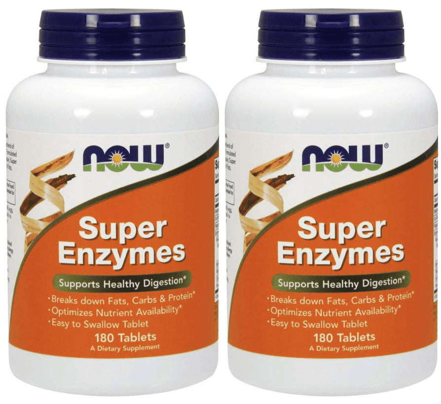 NOW Supplements, Super Enzymes, Formulated with Bromelain, Ox Bile, Pancreatin and Papain, Super