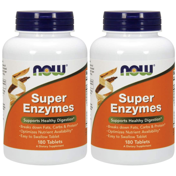 NOW Supplements, Super Enzymes, Formulated with Bromelain, Ox Bile
