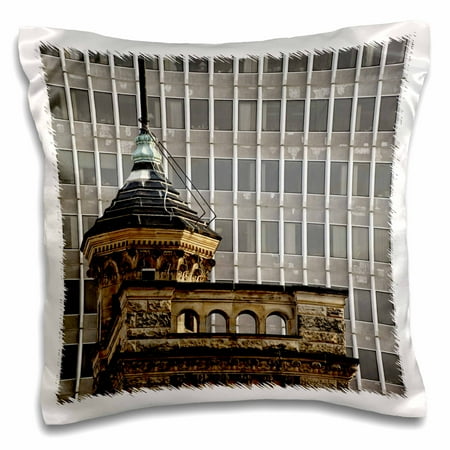 3dRose Architectural details, Louisville, Kentucky - US18 AJE0353 - Adam Jones, Pillow Case, 16 by 16-inch