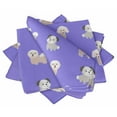 thumbnail image 1 of "S4Sassy Purple Puppies Dog Parties Table Decor Linen Re-Usable Cloth Napkins Set 18 x 18""(Pack of 6)", 1 of 8