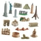 thumbnail image 1 of Minikits de construcción Arquitectura Monumentos históricos Kits de construcción Pirámides Juguetes 17 piezas, 1 of 9