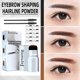 thumbnail image 2 of Jaysuing Eyebrow Print Eyebrow Powder Seal Suit Waterproof Sweat-Proof Makeup Hairline Repair Pen Eyebrow Card Suit - Black -8091067006809, 2 of 4