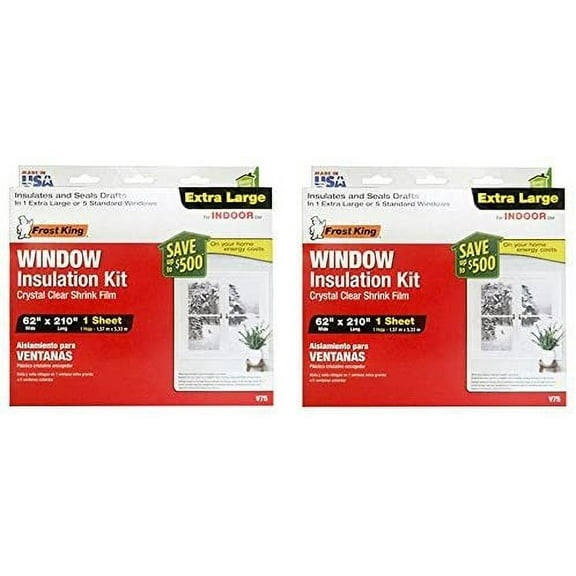 Frost King Shrink Window Kit Indoor Insulation - Clear - 62" x 210"